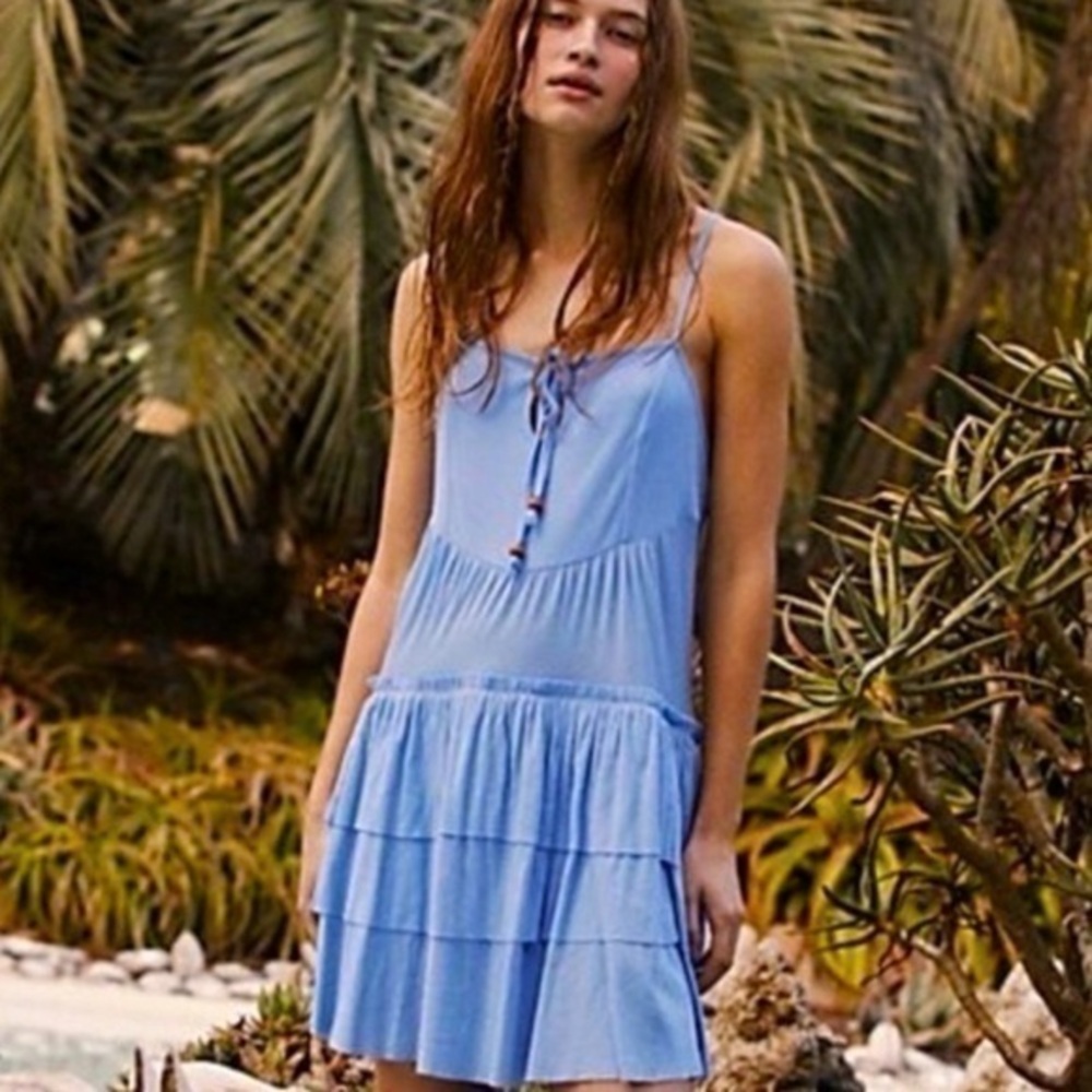 NWOT FP Beach Noelle Three Tiered Mini Dress - M